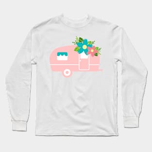Floral Car Cute Long Sleeve T-Shirt